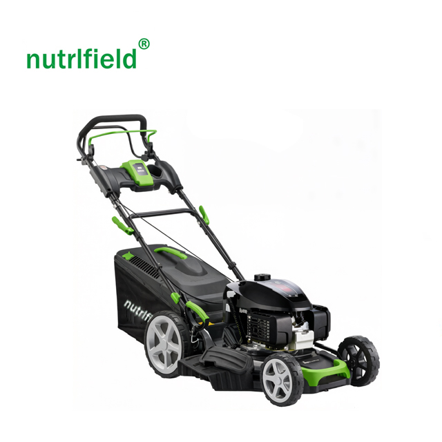Side discharge chute of Honda powered walk-behind mower